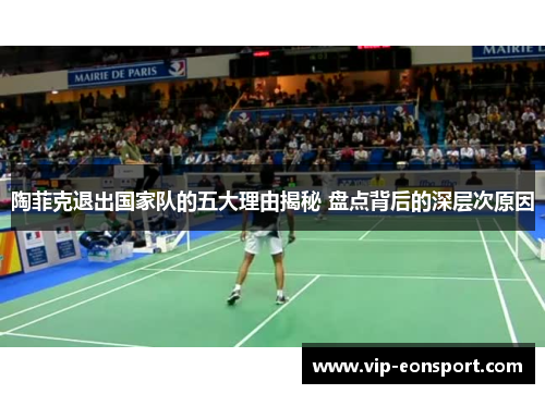 陶菲克退出国家队的五大理由揭秘 盘点背后的深层次原因